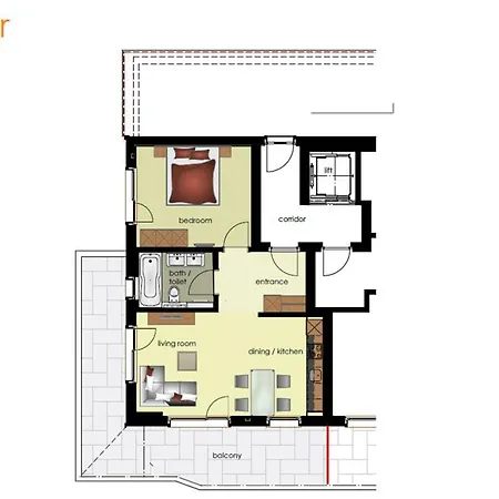 Apartament Apartment Antara 2.5 - Griwarent Ag